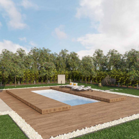 Автоматическая сдвижная терраса Aguard Slide Mirror Y