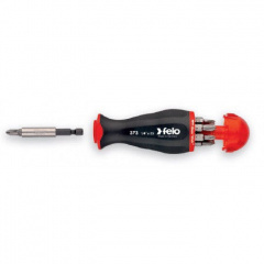 Викрутка Felo c магнітним тримачем 1/4" магазин для біт в ручці SL/PH/TX/PZx25мм (37320805) Нова Каховка