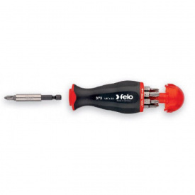 Викрутка Felo c магнітним тримачем 1/4" магазин для біт в ручці SL/PH/TX/PZx25мм (37320805)