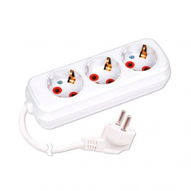 Мережевий подовжувач Teb Electrik 3 розетки із заземленням 5 м (200-305-301)