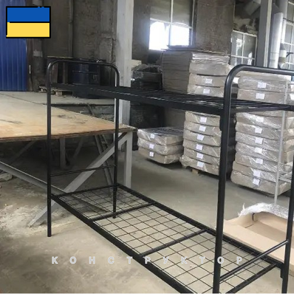 Кровать металлическая двухъярусная трансформер 700х1900 (мм ...