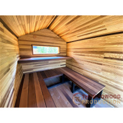 Лазня мобільна барн хаус 3,5 х2, 3х2, 7м Sauna barn house 01 Thermowood Production Ukraine Пологи