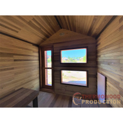 Лазня мобільна барн хаус 3,5 х2, 3х2, 7м Sauna barn house 01 Thermowood Production Ukraine Пологи