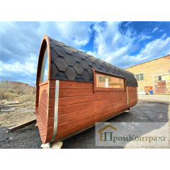 Квадро бочка 4,0м LUX виконання Fassauna Thermowood Production Боярка
