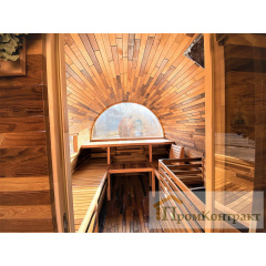 Квадро бочка 4,0м LUX виконання Fassauna Thermowood Production Боярка