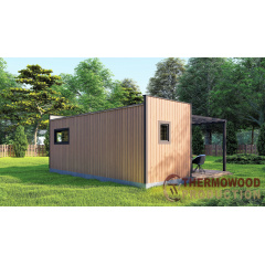 Модульний гостьовий будинок 7,0х5,0м з лазнею Sauna House 1 від Thermowood Production Боярка