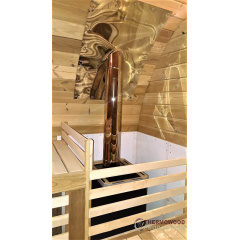 Мобільна лазня 12 метрів у стилі Вікінг під ключ. Outdoor Sauna Viking Косів
