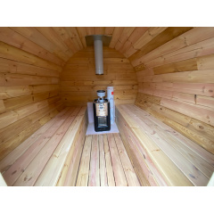 Мобільна лазня бочка із бруса Fassauna-2,0 під ключ 2,0х2,15м від виробника Thermowood Production Обухів