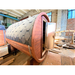 Мобільна лазня бочка із бруса Fassauna-2,0 під ключ 2,0х2,15м від виробника Thermowood Production Обухів