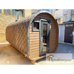 Лазня бочка Овоід Люкс 5,0 м від виробника Thermowood Production Київ