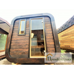 Sauna Cube Quadro Black 2,35x2,0m Thermowood Production Київ