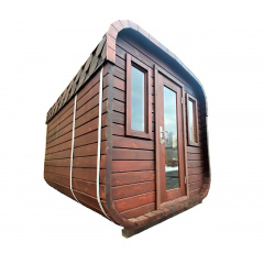 Мобільна квадро баня бочка 2.4x3.0м під ключ від Thermowood Production Київ