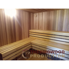 Каркасно-щитовая баня 5,5х7,0м под ключ от производителя Thermowood Production Киев