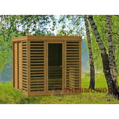 Thermowood Cube outdoor Sauna 2,1х2,1м Деревянная разборная баня под ключ Вознесенск