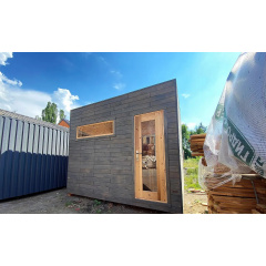 Мобильная баня 3,1х2,1м Gartensauna-8 Thermowood Production под ключ от производителя Хмельницкий