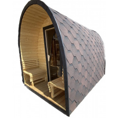 Мобільна лазня бочка у стилі Іглу 2.2х3.0м Outdoor POD Sauna Igloo Вінниця