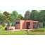 Модульный дачный дом c баней 6,0х4,6м Sauna House 9 от Thermowood Production Вараш