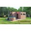 Модульный дом-баня 5,0х4,7м Sauna House 8 под ключ от производителя Thermowood Production Боярка