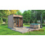 Модульна міні лазня 2,3 х2, 3м під ключ Gartensauna-16 від Thermowood Production під ключ від виробника Коломия