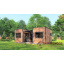 Модульный гостевой дом-баня 5,3х6,8м Sauna House 7 под ключ от Thermowood Production Винница