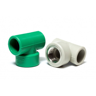 PPR тройник-переходник PN20 GreenLife 50х32х50 мм (PipeLife)
