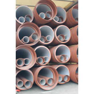 Труба Plastimex 300x6000 гофрированная канализационная