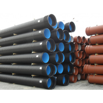 Гофрированные трубы Incor SN8 (ПП) для канализации и дренажа 500x6000