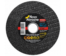 Круг отрезной по металлу NOVOABRASIVE Extreme 125x1.0x22.23