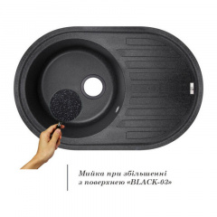 Кухонна Мийка Lidz 780X500/200 Bla-03 (Lidzbla03780500200) Черкаси