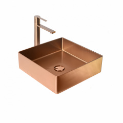 Умывальник Platinum Handmade PVD 400 * 400 мм Бронзовый Херсон