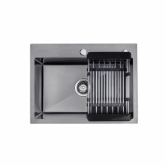 Мойка кухонная Kroner Handmade (Krp) Pvd Schwarze-5843Hm D3.0-1.0T215 Чернігів