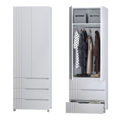 Шкаф для одежды DiPortes "Портленд" К-823-L Белый (80/230/56) МДФ Хмельницкий