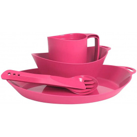 Набор посуды Lifeventure Ellipse Camping Tableware Set pink (75802)