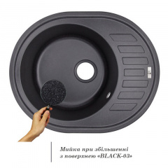 Кухонна Мийка Lidz 620X500/200 Bla-03 (Lidzbla03615500200) Київ