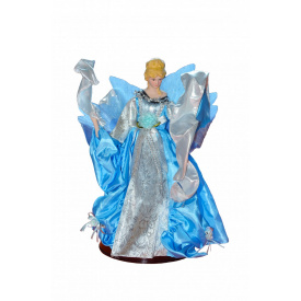 Настольная лампа барокко декоративная Brille 60W TL-156 Синий