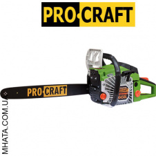 Бензопила ProCraft K450L метал (1 шина 1 ланцюг 45)