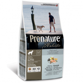Сухой корм для взрослых собак Pronature Holistic Adult со вкусом атлантического лосося и коричневого риса 13.6 кг (65672522137)