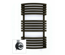 Полотенцесушитель електрический Terma KIOTO 870х480 Black mat (9005 mat) с теном МОА