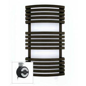 Полотенцесушитель електрический Terma KIOTO 870х480 Black mat (9005 mat) с теном МОА