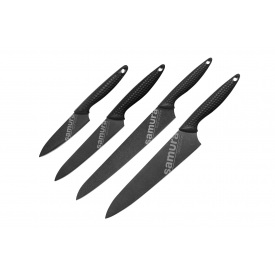 Набор из 4-х кухонных ножей Samura Golf Stonewash (SG-0240B)