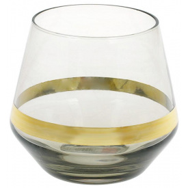 Набор 4 стакана Etoile 500мл, дымчатый серый Bona DP38936