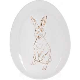 Блюдо в наборе 27х20х2см White-Gold Bunny Bona DP118447
