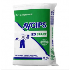 Штукатурка гіпсова AYGIPS Izo Start 25 кг Курінь