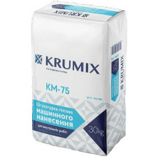 Машинна штукатурка KRUMIX КМ-75 30 кг