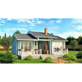 Баня из профилированного бруса 8х5