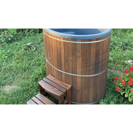 Бочка купель "Холодная" деревянная для бани