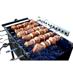 Шашлычница электрическая PicNic BBQ со стационарными кронштейнами ленивый шашлычник (PNQ-010) Ивано-Франковск