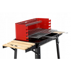 Гриль GardenLine BBQ5283 Чорно-червоний Славута