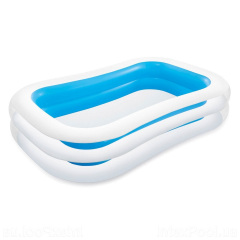 Детский бассейн Intex 56483-1 Семейный 262 х 175 х 56 см с шариками 10 шт Київ