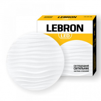 Светодиодный светильник Lebron L-CL-WAVE 24W 4100K 1680Lm 340mm